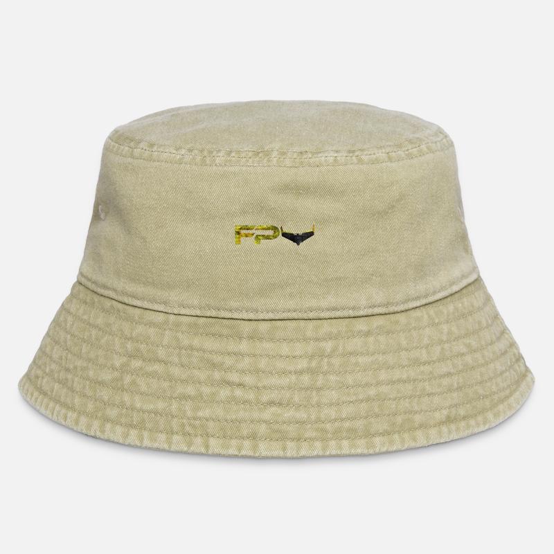 FPV flying wing - Vintage Bucket Hat - vintage beige