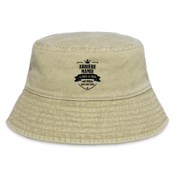 Arrière Mamie Mamy Grand-Mère Grand Mere - Vintage Bucket Hat - vintage beige - Front