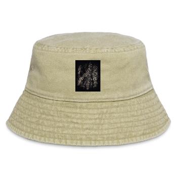 Pines Black - Vintage Bucket Hat - vintage beige - Front