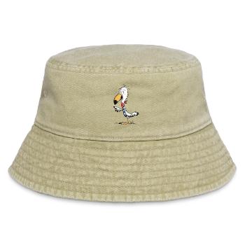Nordsee Möwe I Frecher Vogel I Urlaub Geschenk - Vintage Bucket Hat - Vintage Beige - Vorne