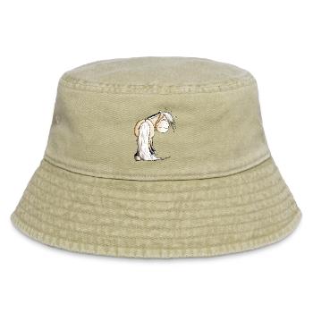 Funny Norwegian Fjord Horse - Vintage Bucket Hat - vintage beige - Front