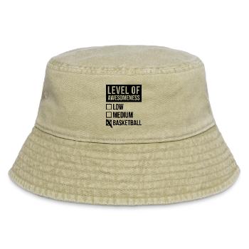 Basketball - Vintage Bucket Hat - vintage beige - Front