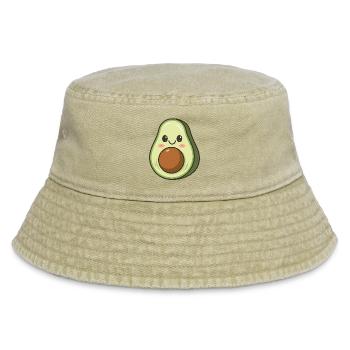 Amateur de nourriture kawaii à base d'avocat - Bob vintage - beige vintage - Devant