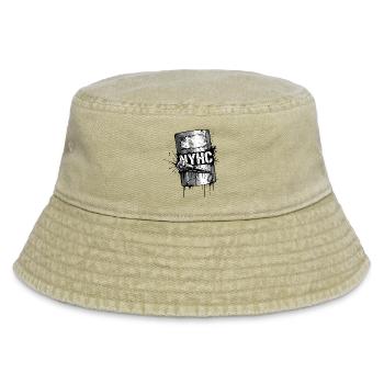 NYHC Graffiti Kunst Design - Vintage Bucket Hat - Vintage Beige - Vorne