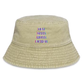 Hardtekk Tekk - Vintage Bucket Hat - Vintage Beige - Vorne