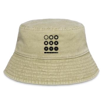 aperture exposure time camera photography - Vintage Bucket Hat - vintage beige - Front