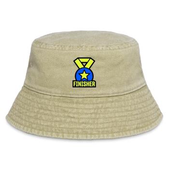 Stolzer Finisher Medaille Stern - Vintage Bucket Hat - Vintage Beige - Vorne