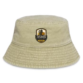 Staplerfahrer Ich Hebe Was Andere Nicht Packen - Vintage Bucket Hat - Vintage Beige - Vorne