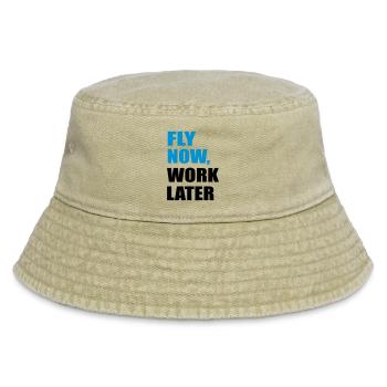 fliegen - Vintage Bucket Hat - Vintage Beige - Vorne