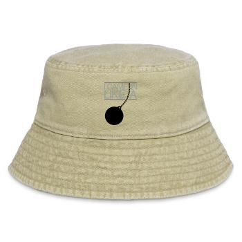 I Came In Like A Wrecking Ball - Vintage Bucket Hat - vintage beige - Front