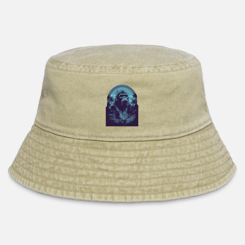 Blauer Gorrile - Vintage Bucket Hat - Vintage Beige