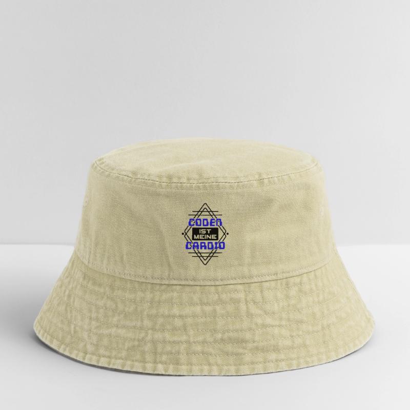 Software Developer Developer Cool Saying Coden Vintage Bucket Hat