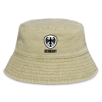 Federal Eagle Coat of Arms Germany - Vintage Bucket Hat - vintage beige - Front