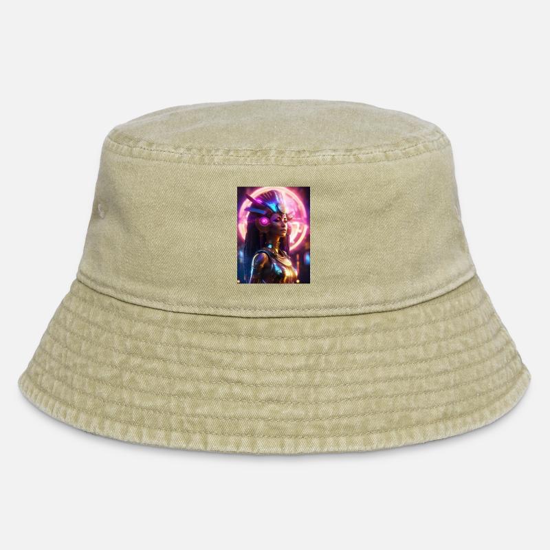 Hathor – Déesse du Son Céleste - Bob vintage - beige vintage