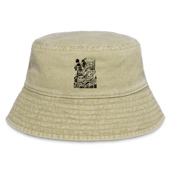 CUP OF SHUT THE HELL UP - Vintage Bucket Hat - vintage beige - Front