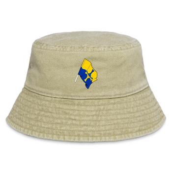 Flagge von Durham - Vintage Bucket Hat - Vintage Beige - Vorne