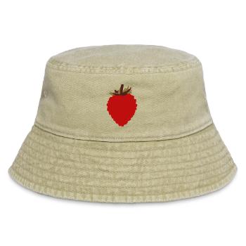 Wild Strawberry - Vintage Bucket Hat - Vintage Beige - Vorne