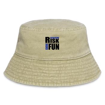 know risk - know fun - Vintage Bucket Hat - Vintage Beige - Vorne