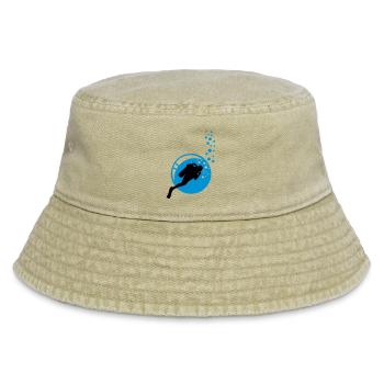 diving_sports_km2 - Vintage Bucket Hat - vintage beige - Front