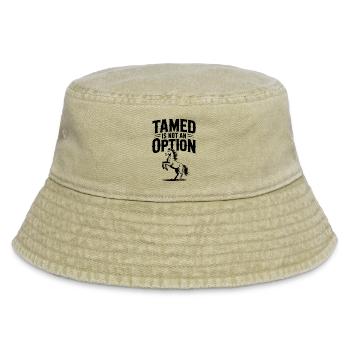 Tamed Is Not an Option - Vintage Bucket Hat - vintage beige - Front