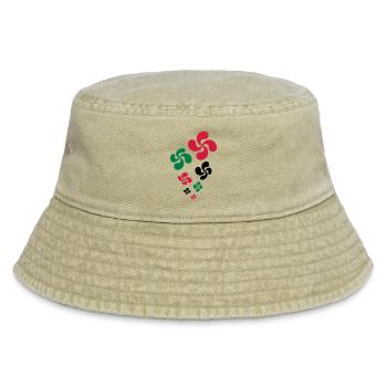 Croix du Pays Basque - Bob vintage - beige vintage - Devant
