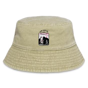 Zebra Einhorn - Vintage Bucket Hat - Vintage Beige - Vorne