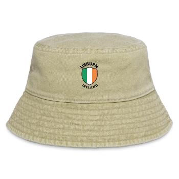 Drapeau d’Irlande de Lisburn - Bob vintage - beige vintage - Devant