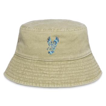eagle eagle buzzard falcon habicht hawk falcon14 - Vintage Bucket Hat - vintage beige - Front