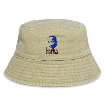MARTIN LUTHER KING - Vintage Bucket Hat - Vintage Beige - Vorne