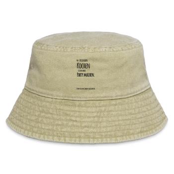 Mit Freunden Kochen - Vintage Bucket Hat - Vintage Beige - Vorne