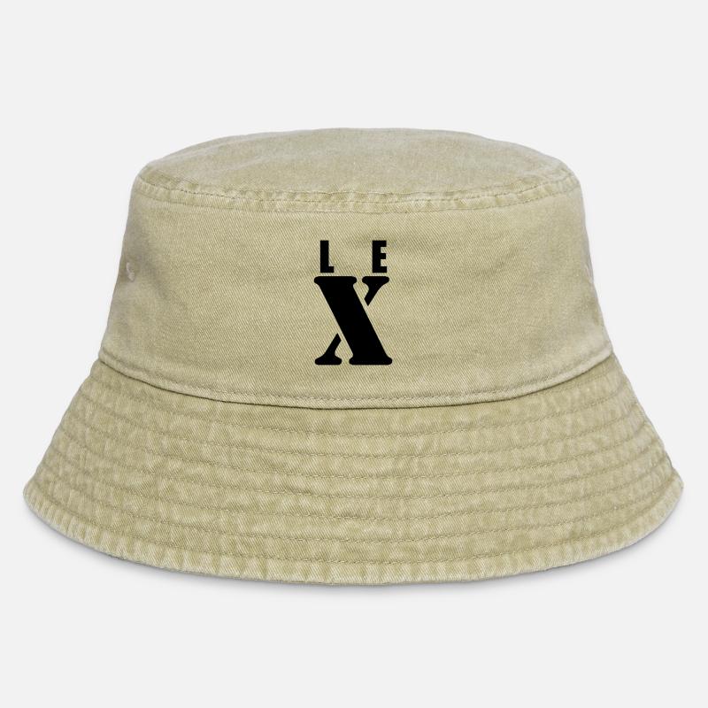 Lex – Conception du Prénom | Typographie minimale - Bob vintage - beige vintage