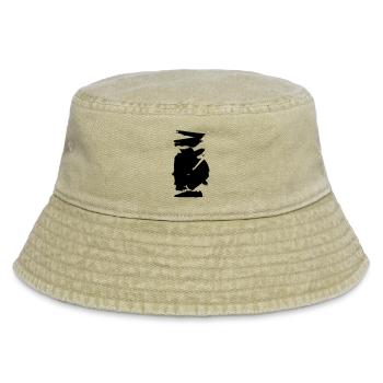 Farbwischer Klecks - Vintage Bucket Hat - Vintage Beige - Vorne