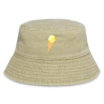 Scoop vanilla ice cream gift idea - Vintage Bucket Hat - vintage beige - Front