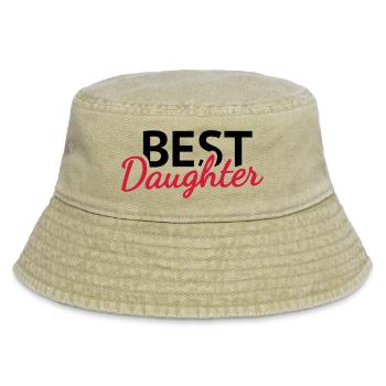 Best Daughter - Vintage Bucket Hat - Vintage Beige - Vorne