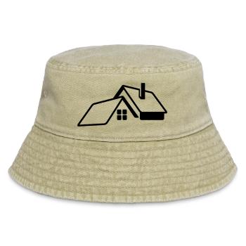 House transparent logo - Vintage Bucket Hat - vintage beige - Front