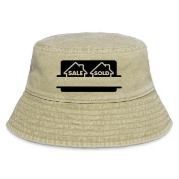 Sales sold - Vintage Bucket Hat - vintage beige - Front