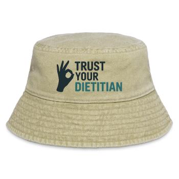 Vertrauen Sie auf die professionelle Beratung Ihres Ernährungsberaters - Vintage Bucket Hat - Vintage Beige - Vorne