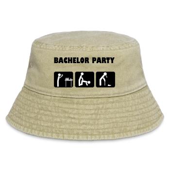 Bachelor celebration - Vintage Bucket Hat - vintage beige - Front