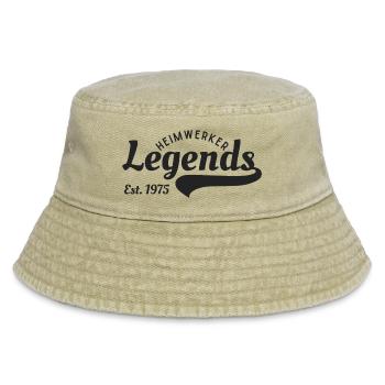 DIY legend since 1975 - Vintage Bucket Hat - vintage beige - Front