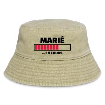 marié en cours - Bob vintage - beige vintage - Devant