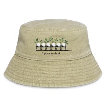 Verdant Thinkspace Chairs - Vintage Bucket Hat - vintage beige - Front