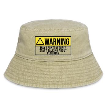 Pinguin - Vintage Bucket Hat - Vintage Beige - Vorne