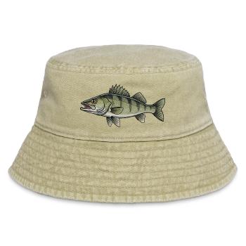 Zander Predator Fishing - Vintage Bucket Hat - vintage beige - Front