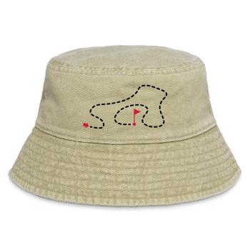 route_1f2 - Vintage Bucket Hat - vintage beige - Front