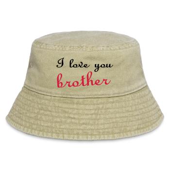 I love you brother - Bob vintage - beige vintage - Devant
