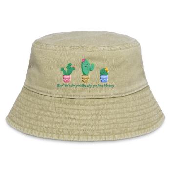 Sweet Cactus Trio - Floraison - Bob vintage - beige vintage - Devant