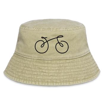 Fahrrad Linie - Vintage Bucket Hat - Vintage Beige - Vorne