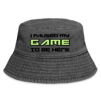 Gamer - Vintage Bucket Hat - Vintage Schwarz - Vorne