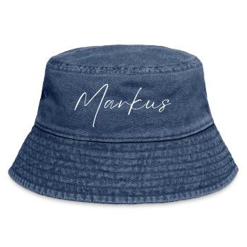 T-shirt Markus Nom cadeau pour hommes - Bob vintage - vintage bleu jeans - Devant