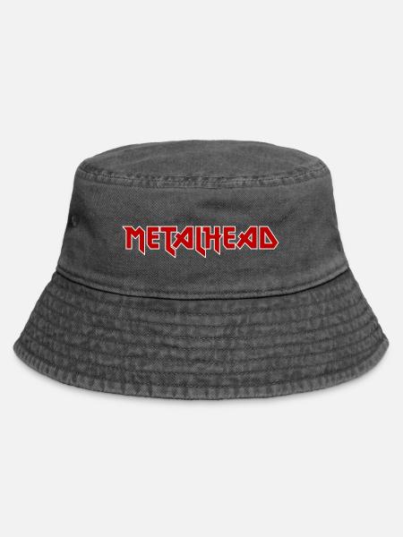 Metalhead - Vintage Bucket Hat - Vintage Schwarz